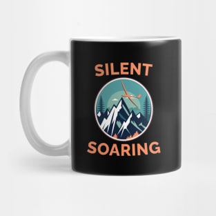 Silent Soaring Glider Pilot Pilots Mug